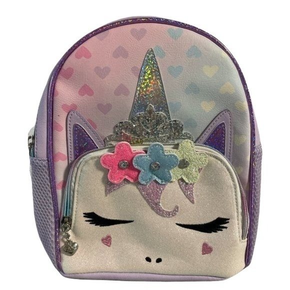Miss Gwen's OMG Accessories Other - NWT Miss Gwen's OMG Crown Unicorn Mini Backpack Glitter
